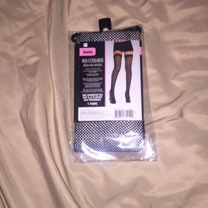 New In pack Lace top fish net thigh highs